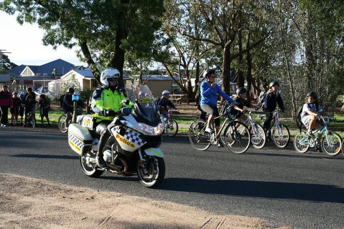 Whittlesea primary students cycle day